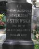 Grave of Stanisawa (Wastkowska) Romualdowa Ostrowska, died 14 III 1901